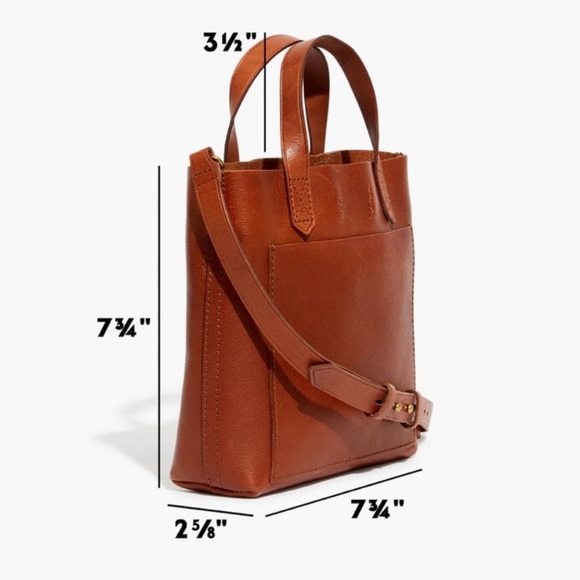 Madewell Small Transport Bag in Dark Cabernet - Picture 12 of 12